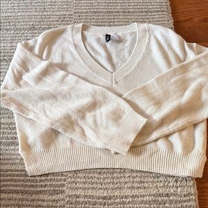 Cream sweater from H and M
